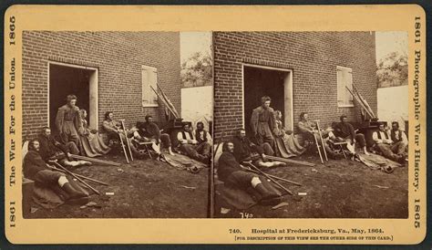Hospital At Fredericksburg Va May 1864 Library Of
