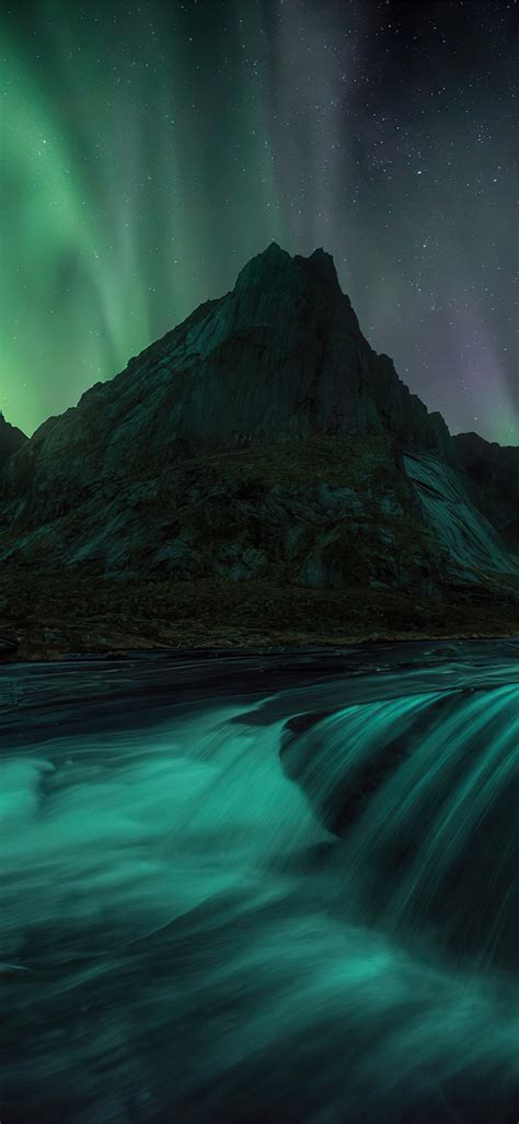 Lofoten Islands Northern Lights 4k Iphone Wallpapers Free Download