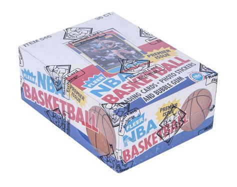 Lot Detail - 1986-87 Fleer Basketball Sealed Unopened Wax Box (36 Packs ...