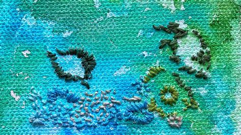 Abstract Embroidery Art My Secret Practise — Charles And Elin