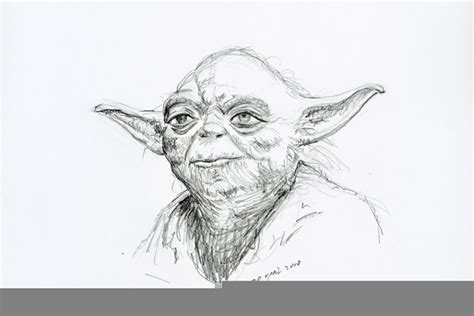 Happy Yoda Drawing Free Images At Vector Clip Art Online