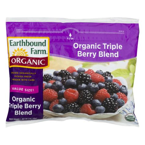 Save On Earthbound Farm Triple Berry Blend Organic Frozen Order Online