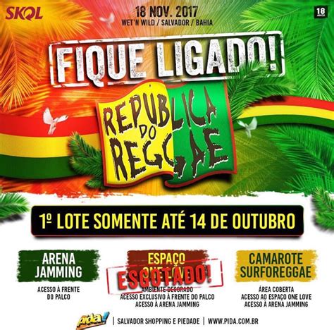 Ingresso Republica Do Reggae