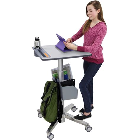 Fors and againsts, rating, comparison table. LearnFit Adjustable Standing Student Desk Ergotron 24-481-003