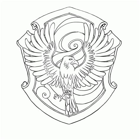 Harry potter in poudlard coloring page. Harry Potter Coloring Pages Hogwarts Crest - Coloring Home
