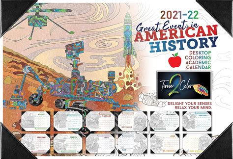 Time2color 2021 22 Great Events In American History Theme