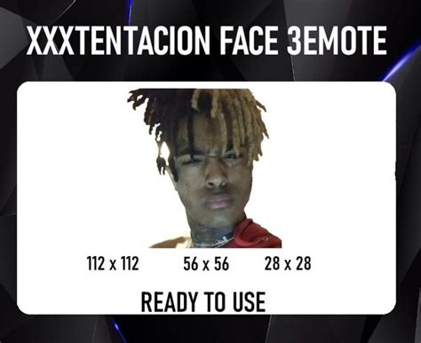 Xxxtentacion Meme Emote For Twitch Discord Or Youtube Etsy