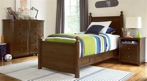 A twin bed, supporting a mattress measuring inches wide by 75 inches long, is the perfect size to add to your kid's bedroom or even a guest bedroom for a small space. Boys' Twin Bedroom Sets | Boy Bedroom Furniture | Rooms To ...