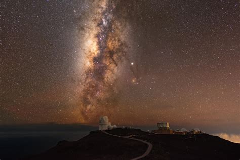 The Milky Way At 10000ft Rising Over The Summit Of Haleakala Maui Oc