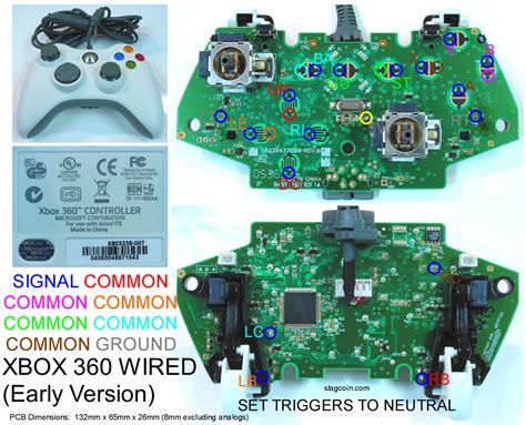 Xbox one controller xbox wireless adapter for windows (optional, for wireless) using a wired xbox one controller on pc is as simple as it gets, if you don't mind a tether. Gaming, Gadgets, and Mods: Xbox 360 and Original Xbox controller PCB diagrams - for mods or ...
