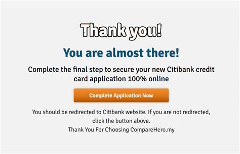 Credit card application can be made online through 2 simple processes: CompareHero: Apply For Citibank Credit Card Online ...