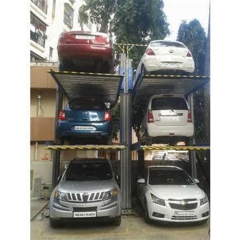 mild steel hydraulic car parking system at rs 135000 in noida id 22002112197
