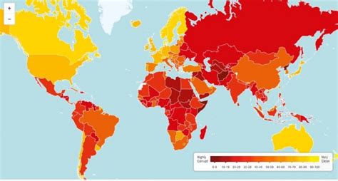 The latest 2016 corruption perception index was launched on 25 january 2017. corruption-perception-index | The Costa Rican Times