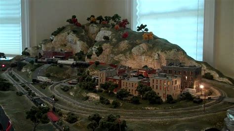 N Scale Train Layout With Dcc Youtube