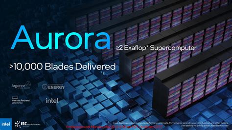 Intel Delivers 10000 Aurora Supercomputer Blades
