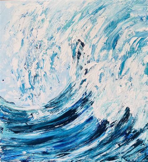 Wave Series Swell Painting By Annette Spinks Saatchi Art