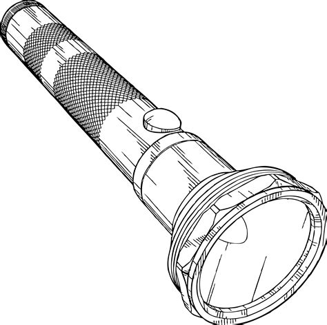 Flashlight Drawing Free Download On Clipartmag