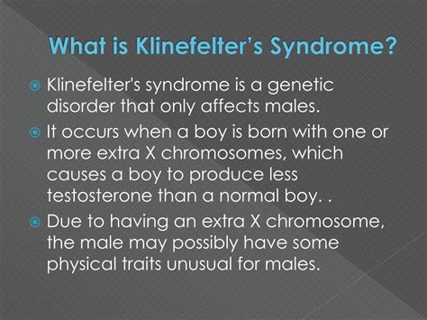 Ppt Klinefelters Syndrome Powerpoint Presentation Free Download Id6593171