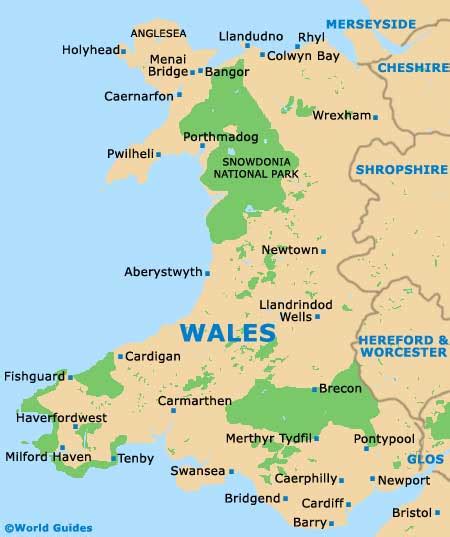 Wales Tourism And Tourist Information Information About Wales Area Uk