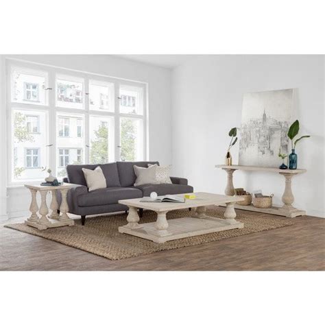 Wilson Antique White Reclaimed Pine Coffee Table By Kosas Home