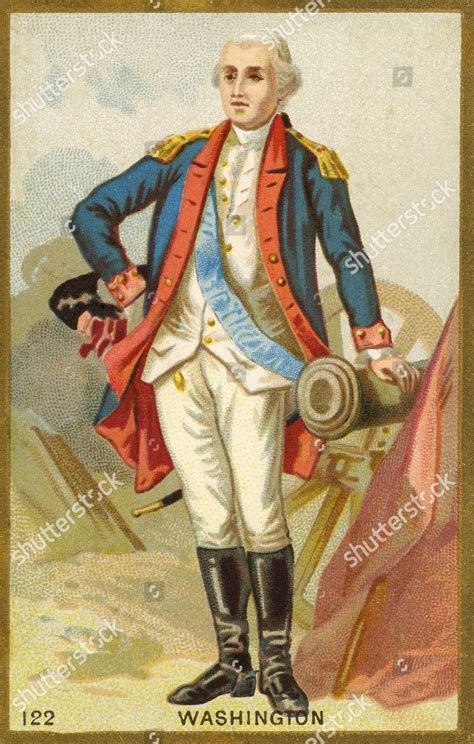 George Washington 17321799 Colour Lithograph C Editorial Stock Photo