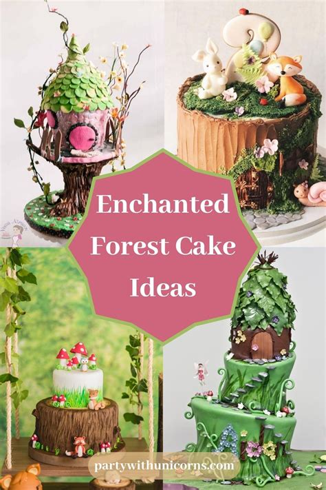 18 Magical Enchanted Forest Party Cake Ideas