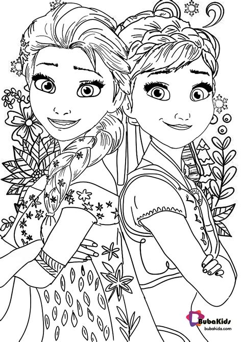 23 Frozen 2 Colouring Pages Elsa And Anna Free Wallpaper