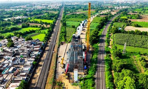 mumbai ahmedabad high speed rail corridor progresses with major achievements