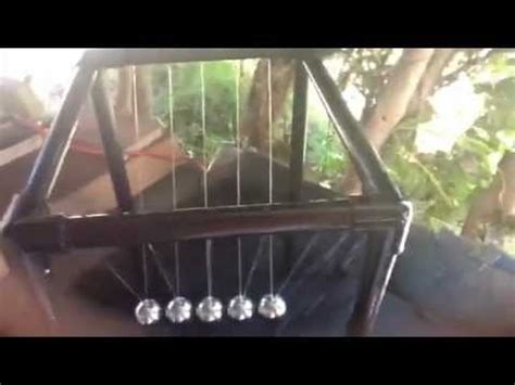 The newton cradle, which looks like something you would see at a college reunion, is intended to improve your baby's comfort and support. Homemade newtons cradle ala myth busters - YouTube