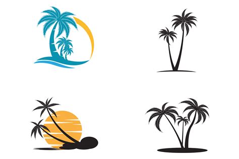Free 10 Palm Tree Logo Designs In Psd Vector Eps