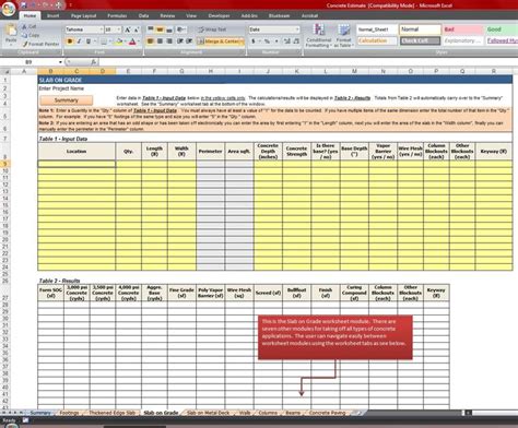 Construction Take Off Spreadsheets Google Spreadsheet Spreadsheet App Spreadsheet