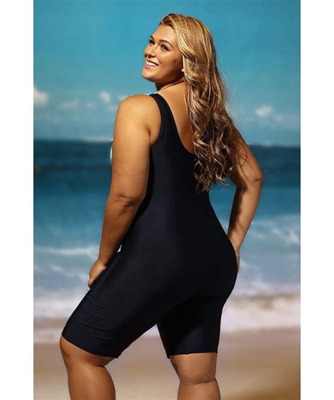 Women Plus Size Print One Piece Boyleg Athletic Wetsuits Swimsuit