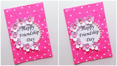Easy And Beautiful Handmade Friendship Day Card How To Make Friendship
