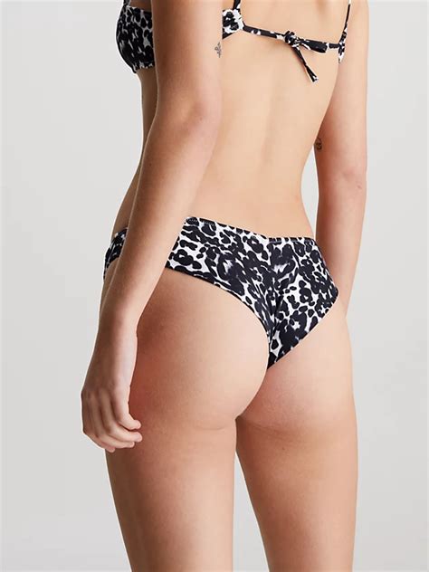 brazilian bikini bottoms ck leopard calvin klein® kw0kw023190gj