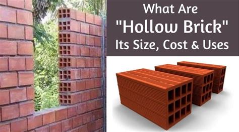 Hollow Bricks Uses Sizes Civiconcepts