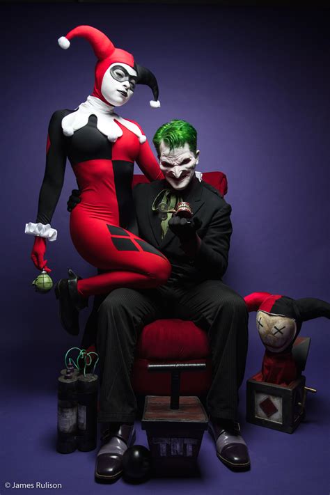 Joker And Harley Quinn By Enasni On Deviantart Dc Cosplay Joker Cosplay