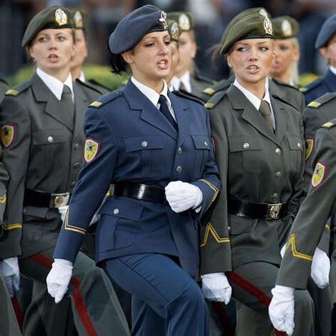 woman in serbian army military women army women military girl