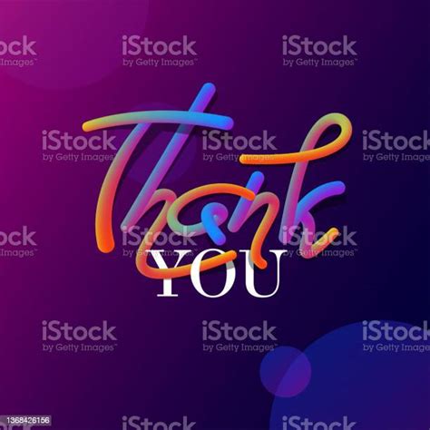 Thank You Background Design Template Stock Illustration Download