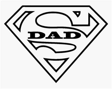 Superhero Dad Coloring Page Coloring Pages