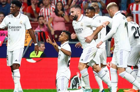 Real Madrid Down Atletico In Derby To Maintain Perfect LaLiga Start
