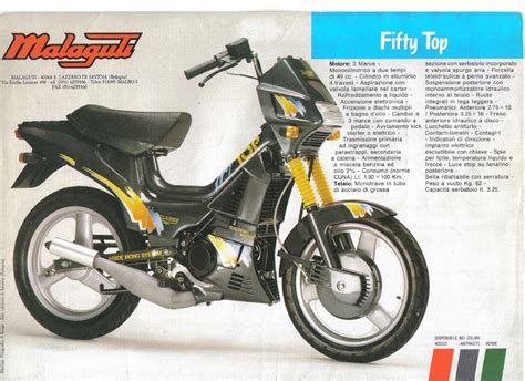 Malaguti Fifty Top Advertisement Moped Photos — Moped Army