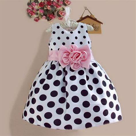 Buy Stylish Toddler Girls Princess Dress Polka Dots