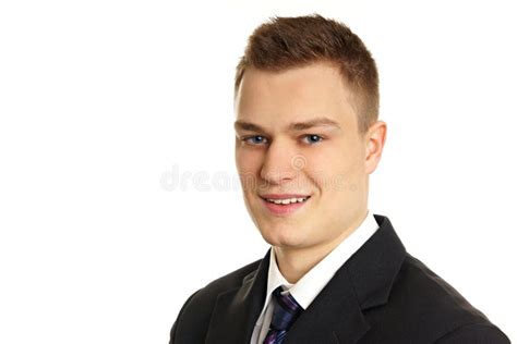 Portrait Man In Suit Stock Photo Image Of Smile Young 40566862