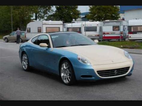 The 612 scaglietti is the perfect marriage of sporty thoroughbred ferrari berlinetta performance and excellent onboard comfort for four occupants. Ferrari 612 sessanta blue white + Maserati Granturismo Passingbye - YouTube