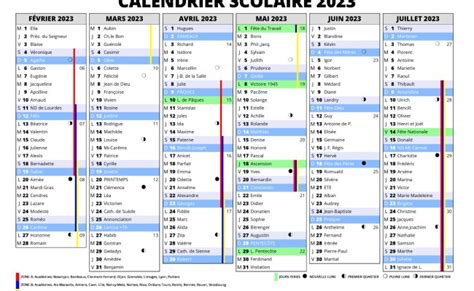 Calendrier Scolaire 2023 Et 2022 A Imprimer Calenweb Otosection