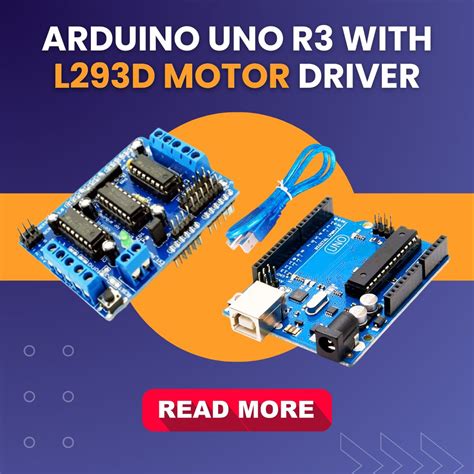 Arduino Uno R3 With L293d Motor Driver Vayuyaan
