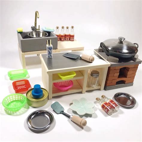 Buy Real Mini Kitchen Cooking Set For Miniature Food Cooking Online In