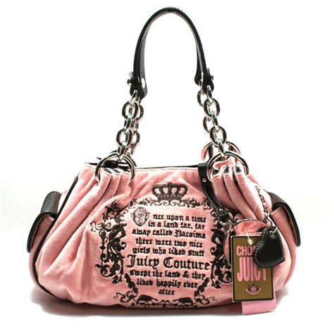 Juicy Couture Pink Nardels Baby Fluffy Velour Bag YHRU Juicy Couture YHRU