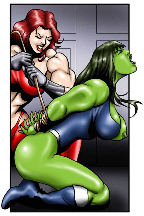Rule 34 2girls Avengers Big Breasts Bondage Boots Breasts Female Female Only Femdom Green