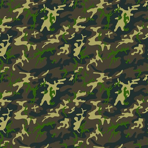 Army Camouflage Pattern Vector Army Military